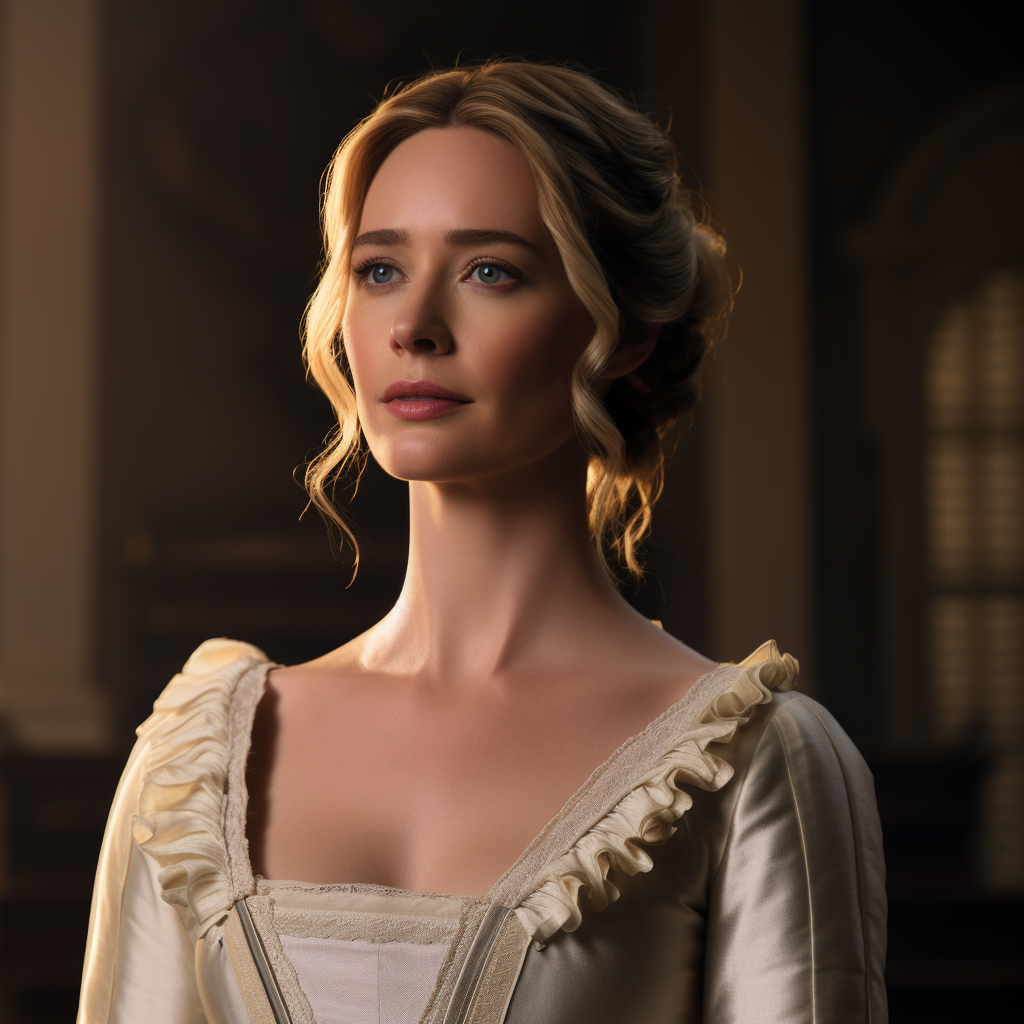 Emily Blunt as Abagail Adams in 1776