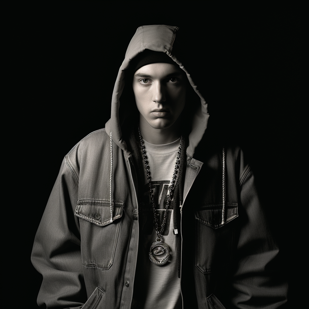 Young Eminem's debut album promo