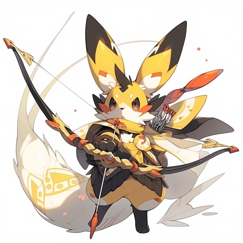 Emolga as an Archer