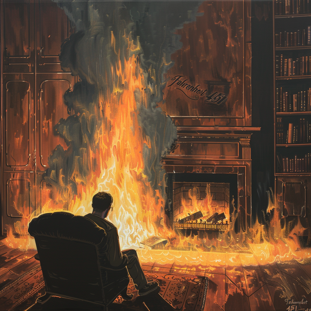 Fahrenheit 451 Book Cover