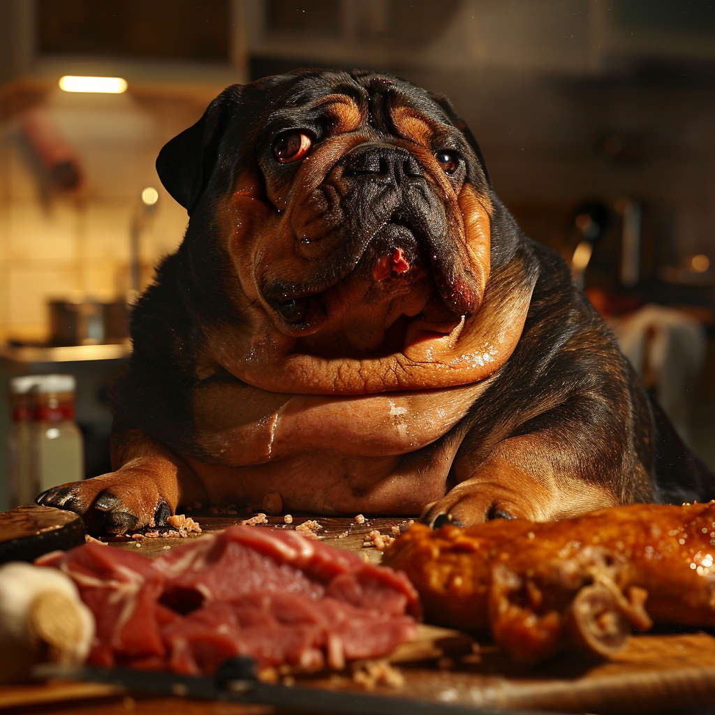 Rottweiler corner meat