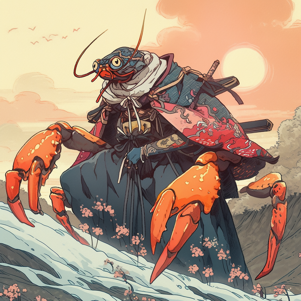 Fiddler Crab Ninja Artwork