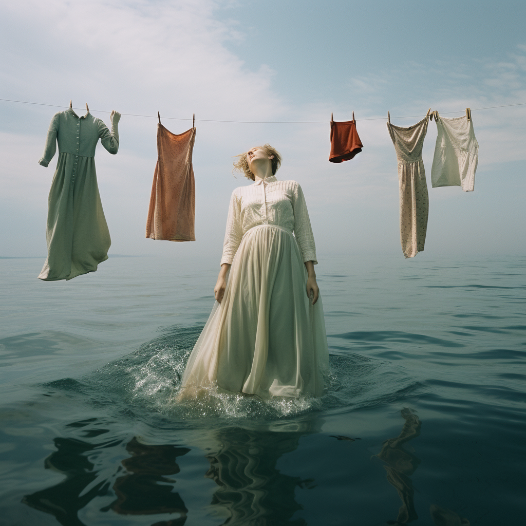 Beautiful Floating Clothes Captured