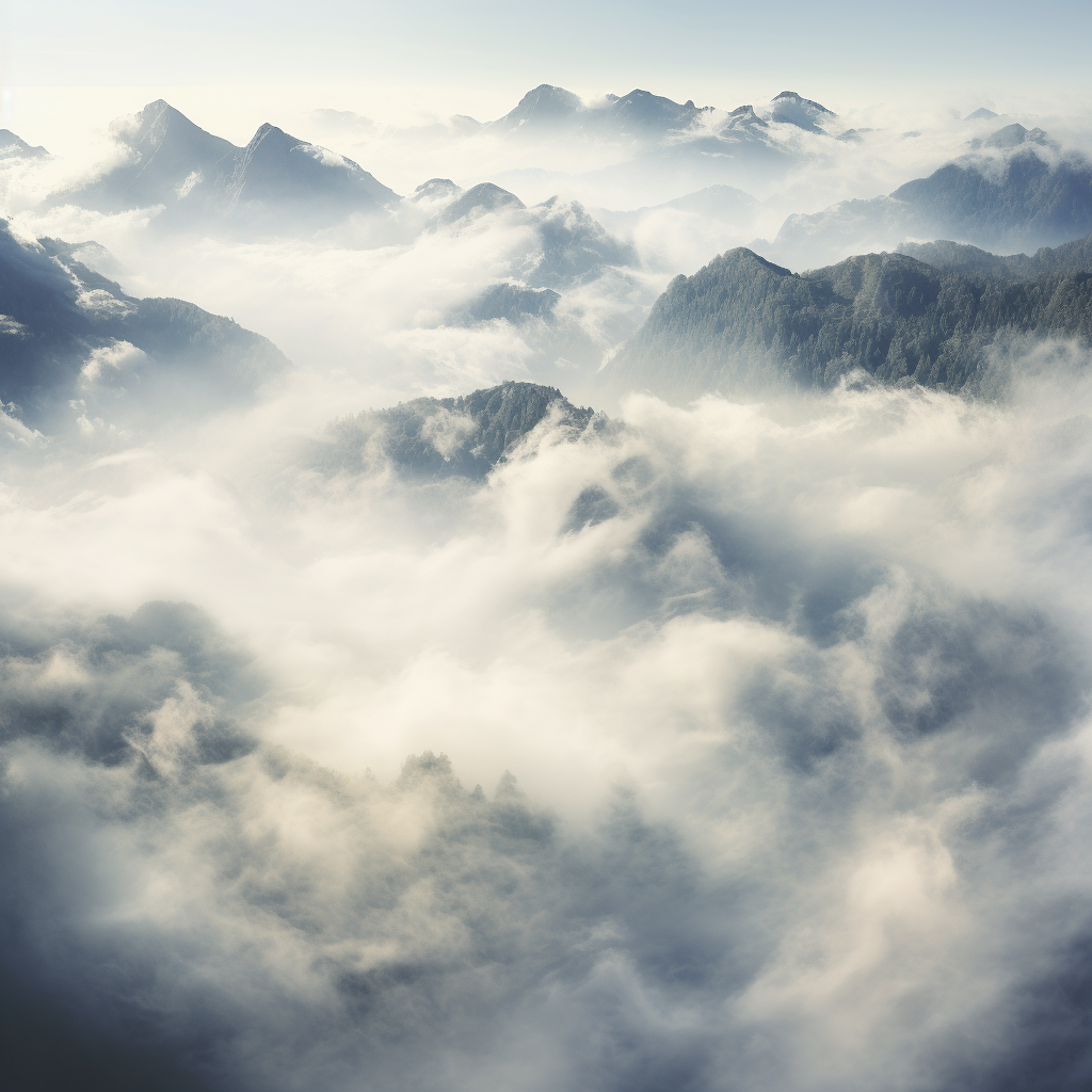 Person Breathing Out Foggy Cloud