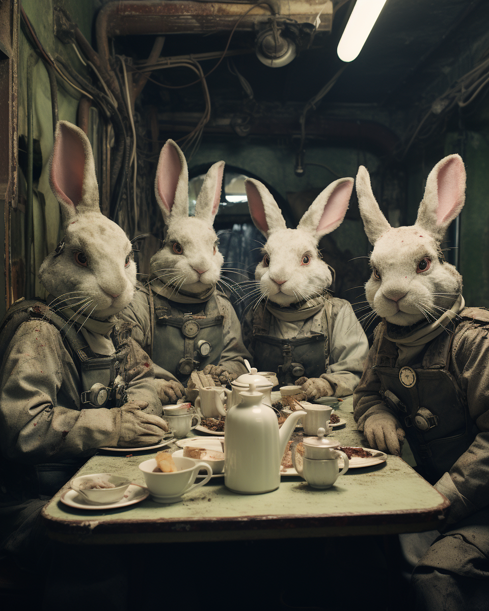 Image of Bizarre Tea Party Rabbit Men