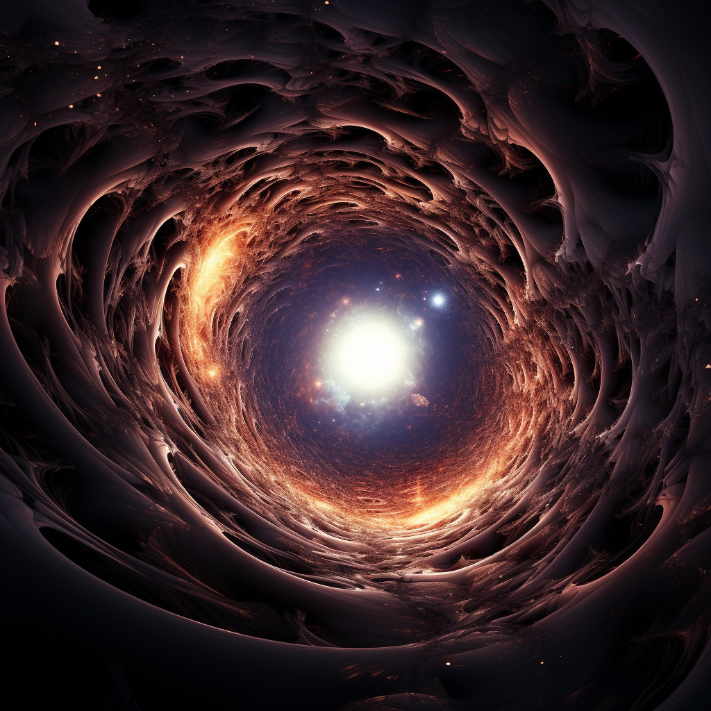 A mesmerizing fractal blackhole