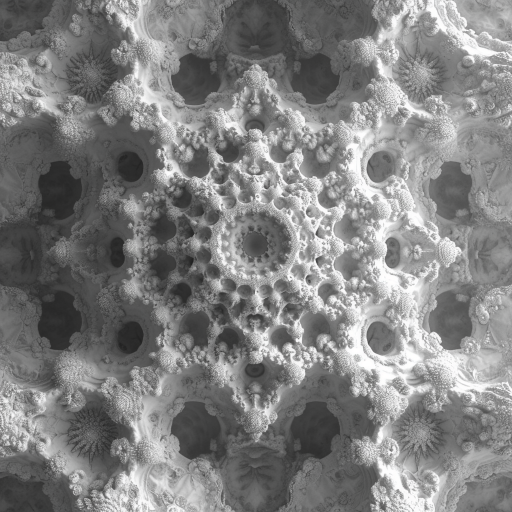 Fractal Mandala with Interlocking Platonic Solids