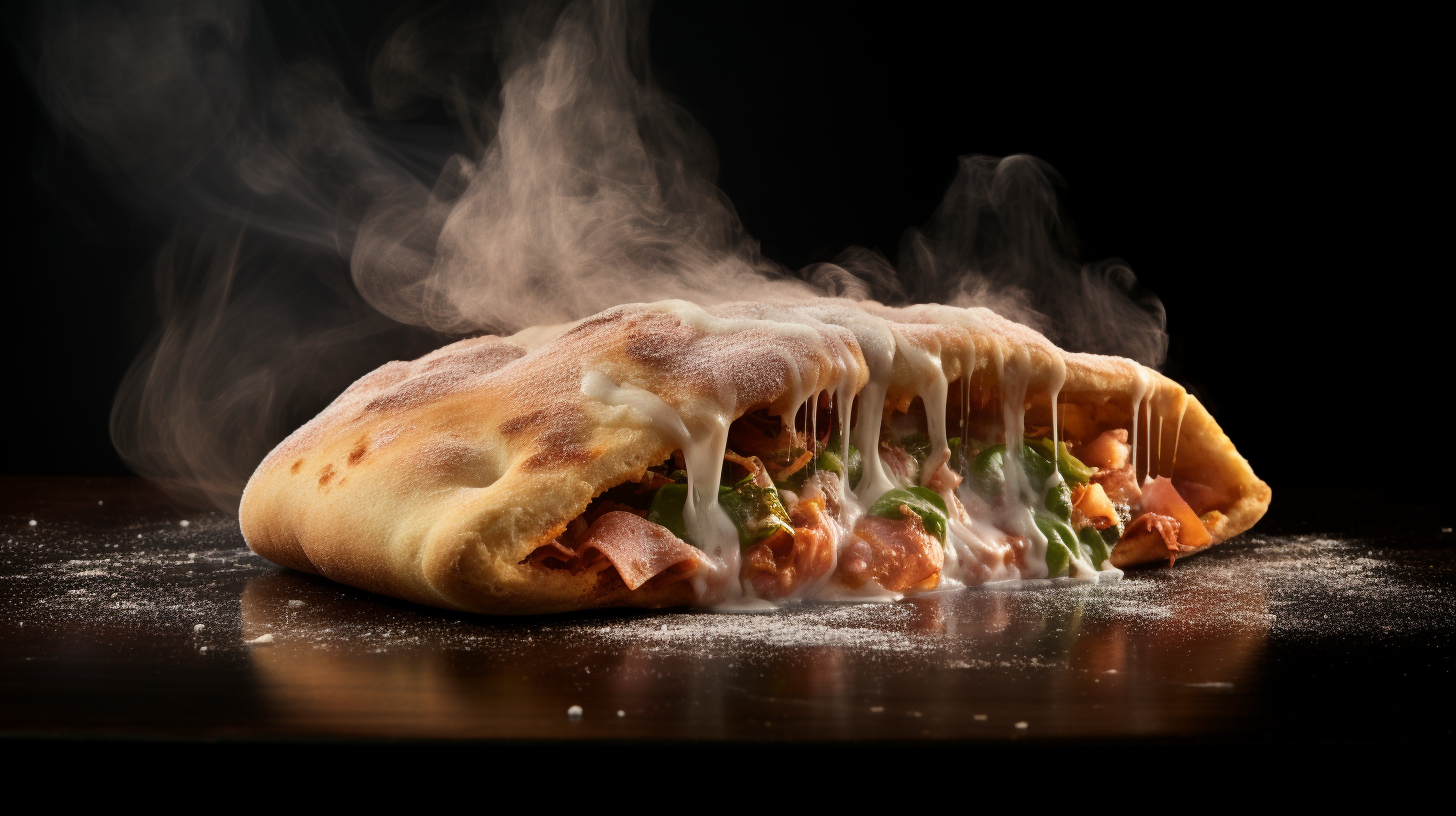 Delicious and Smoky Calzone