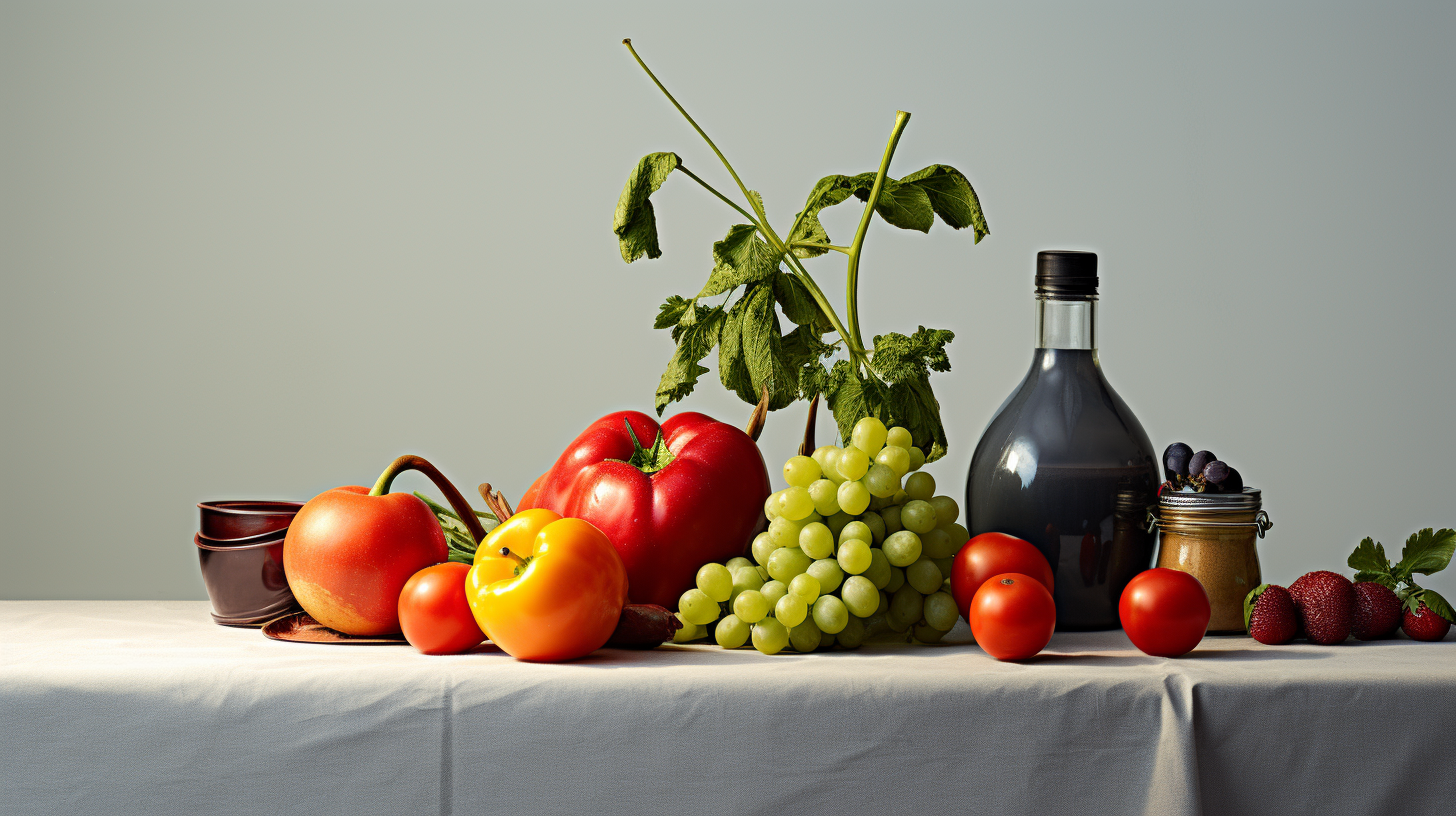 Nordic fruit and vegetable table