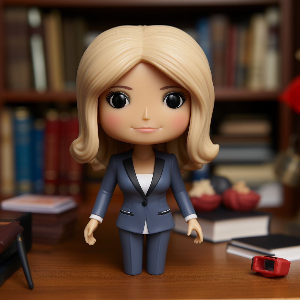 Funko Pop Figure Brigitte Macron Hyperrealistic 3D