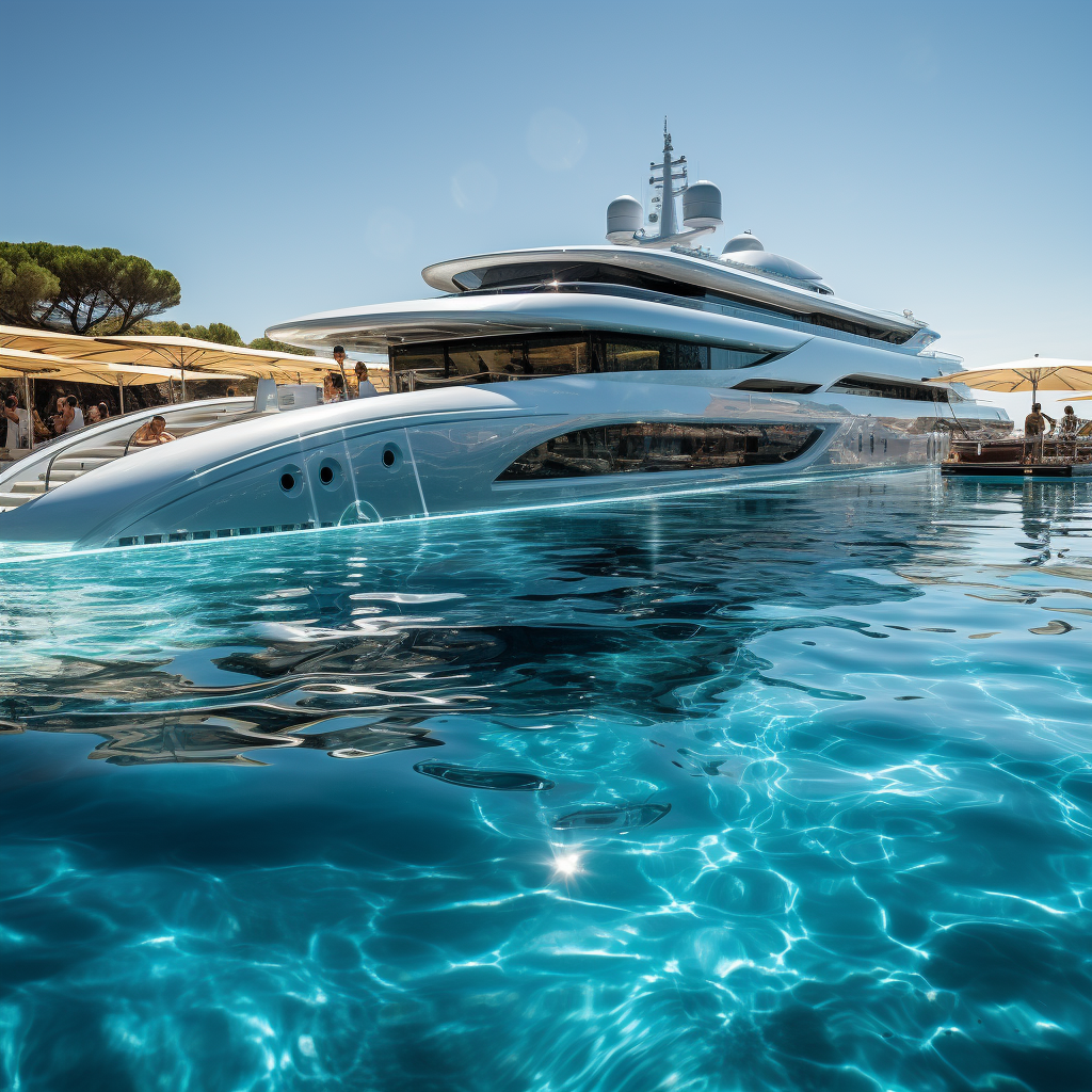 Captivating yacht with pool in Saint Tropez