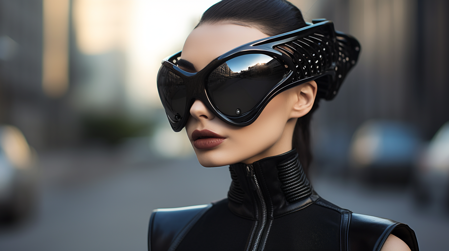 Futuristic sunglasses design