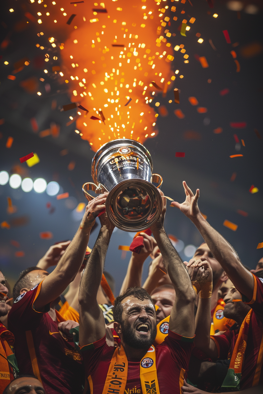 Galatasaray champions league cup win image