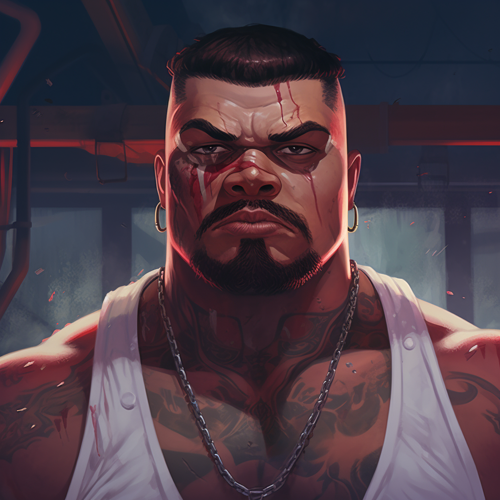 Gangster Tyson Male Portrait