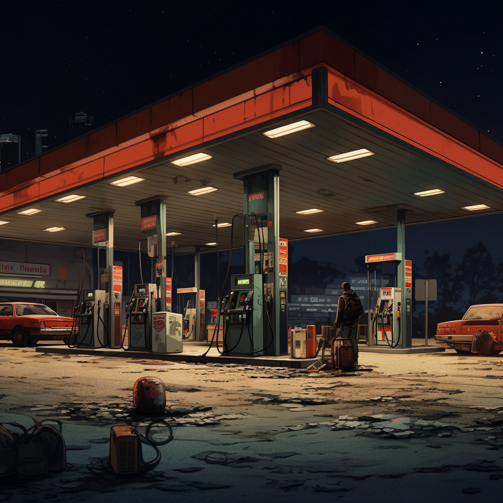 Gas station photo