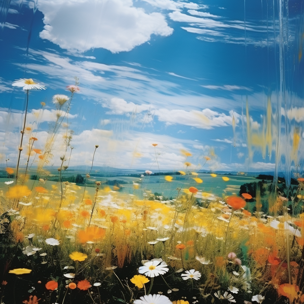 Gerhard Richter Dresden Landscape Blue Sky