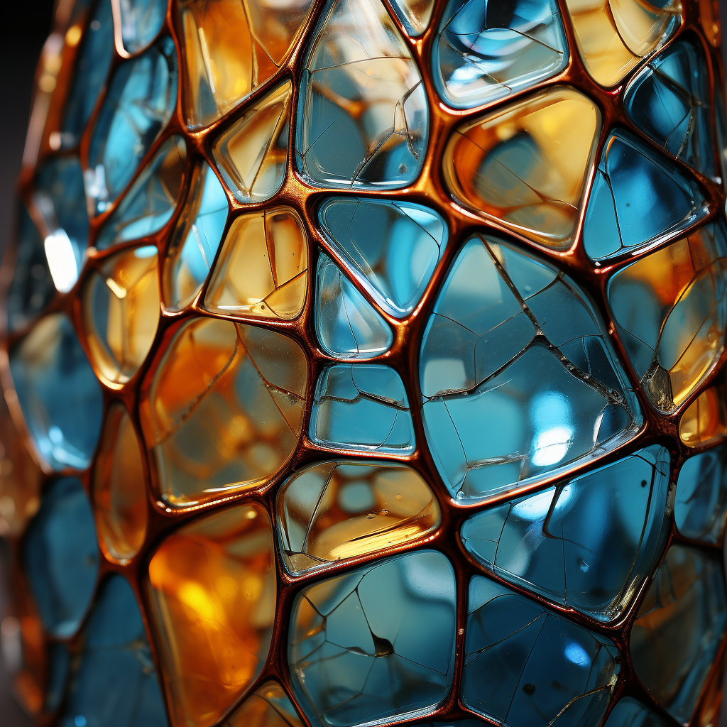 Highly Detailed Abstract Glass Texture