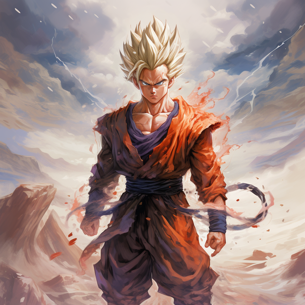 Mighty Gohan from Dragon Ball Z