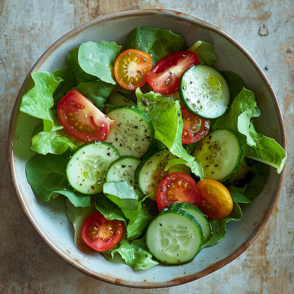 Fresh Green Salad Bowl