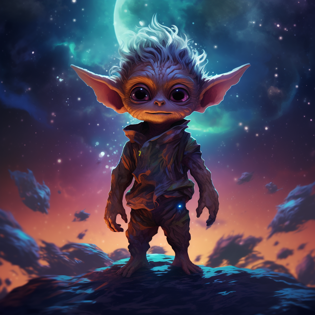 Gremlin Boy Nebula Background