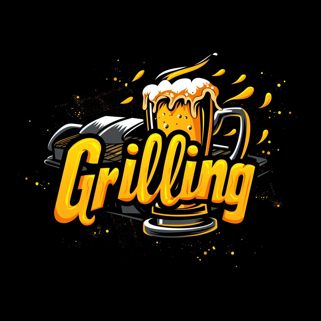 Grilling BeerBBQ Logo Text