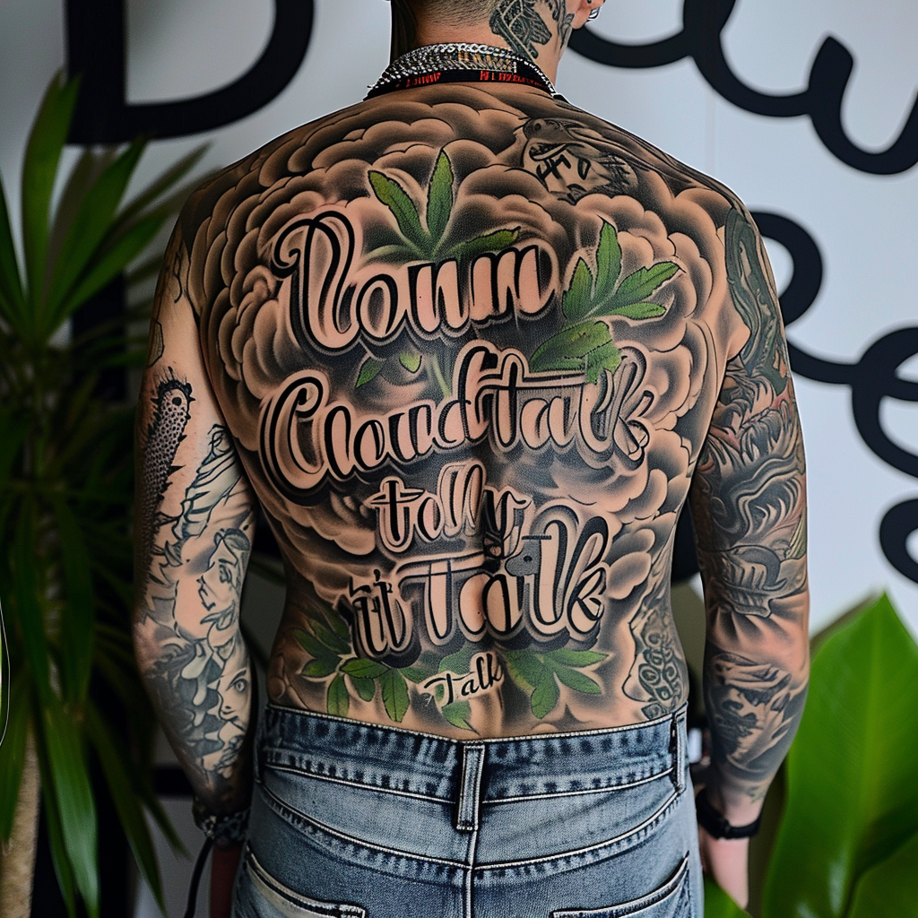 Guy with Tattoo Back CloudTalk