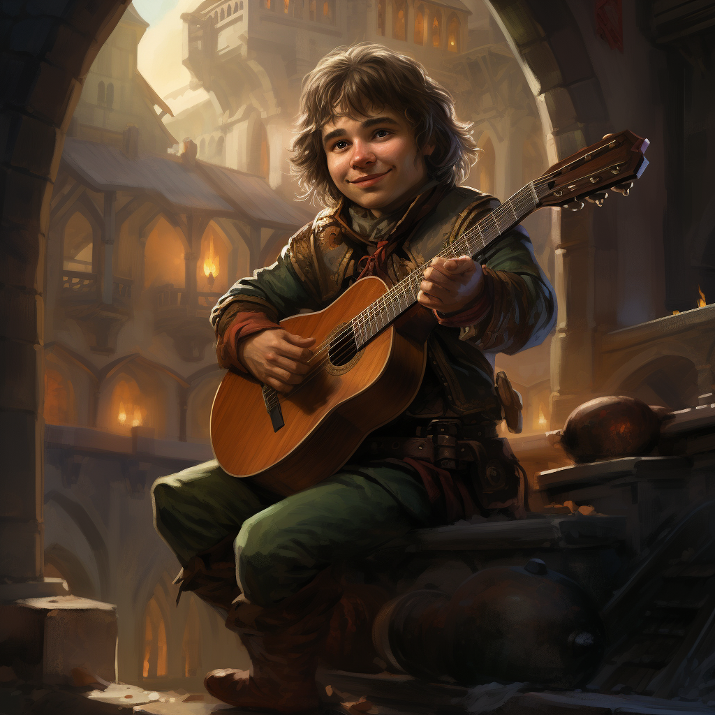 Halfling Bard Character Image