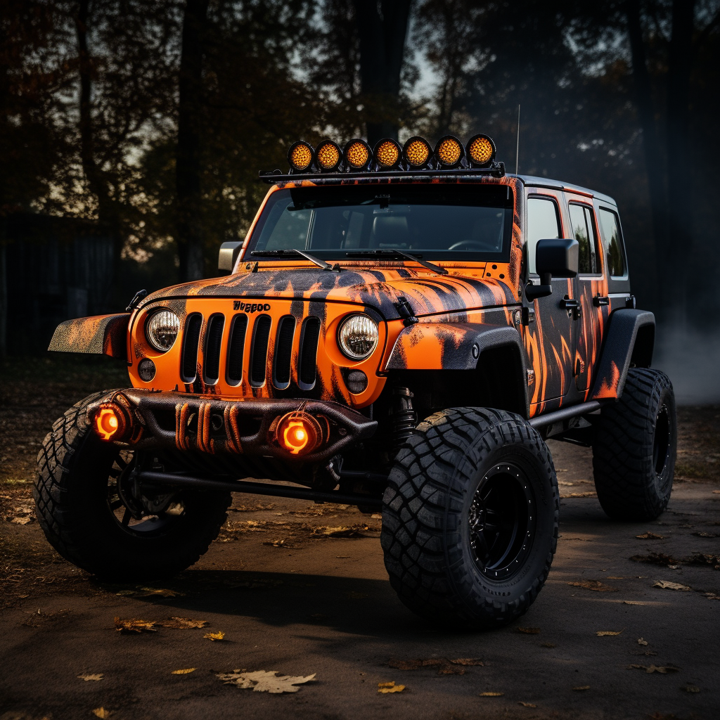 Halloween Jeep Wrangler Picture