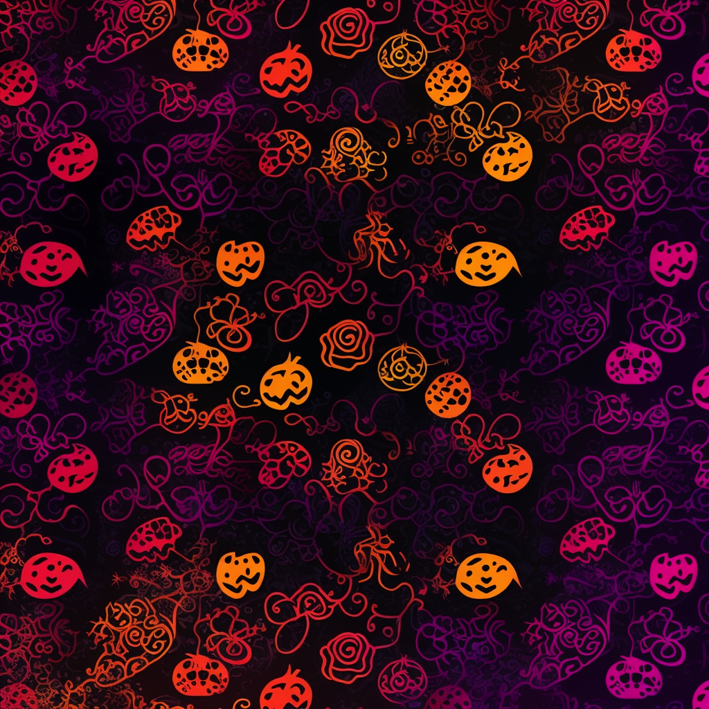 Spooky Halloween Haunted Glow Background