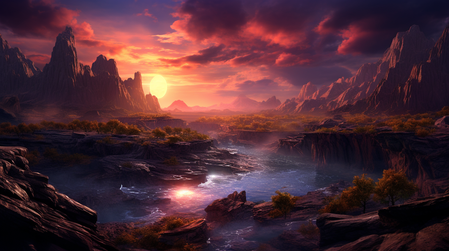 Serene Healing Landscapes with Cinematic Appeal