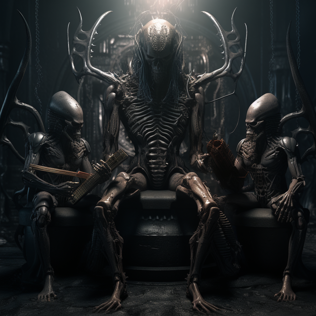 Dark, Giger-inspired heavy metal band