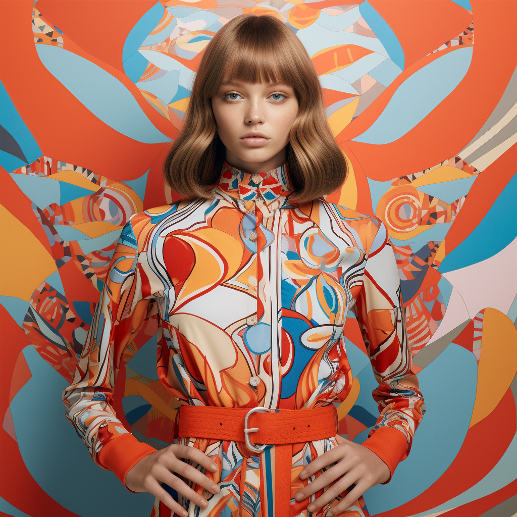 Stylish fashion inspired by Hermes prints