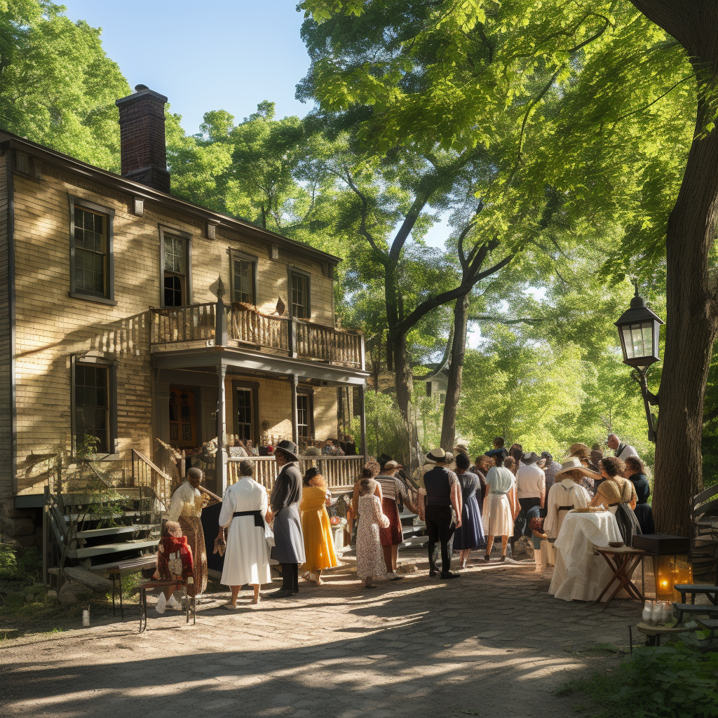 Community engagement at historic site