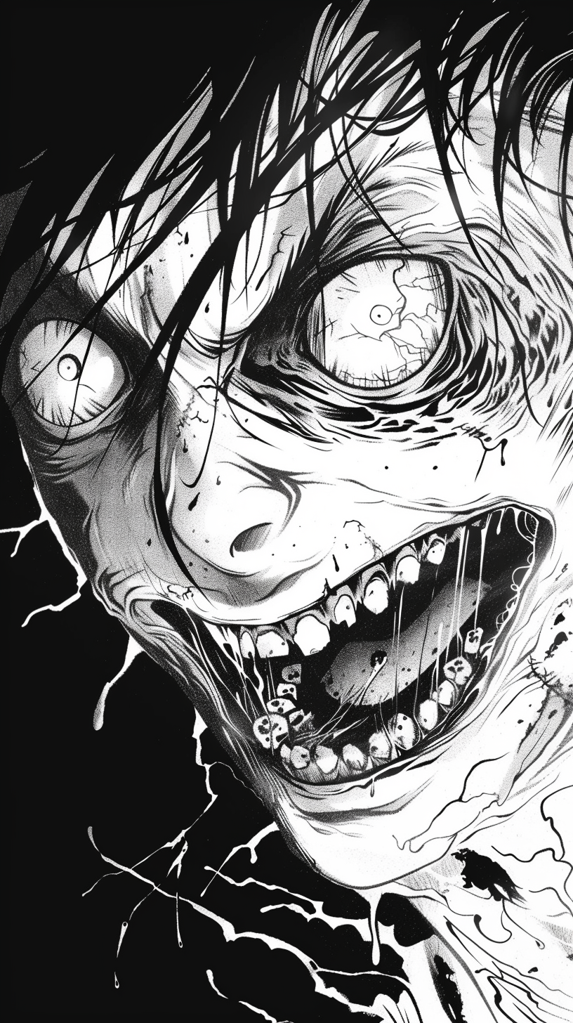 Comic Form Horror Manga Faces