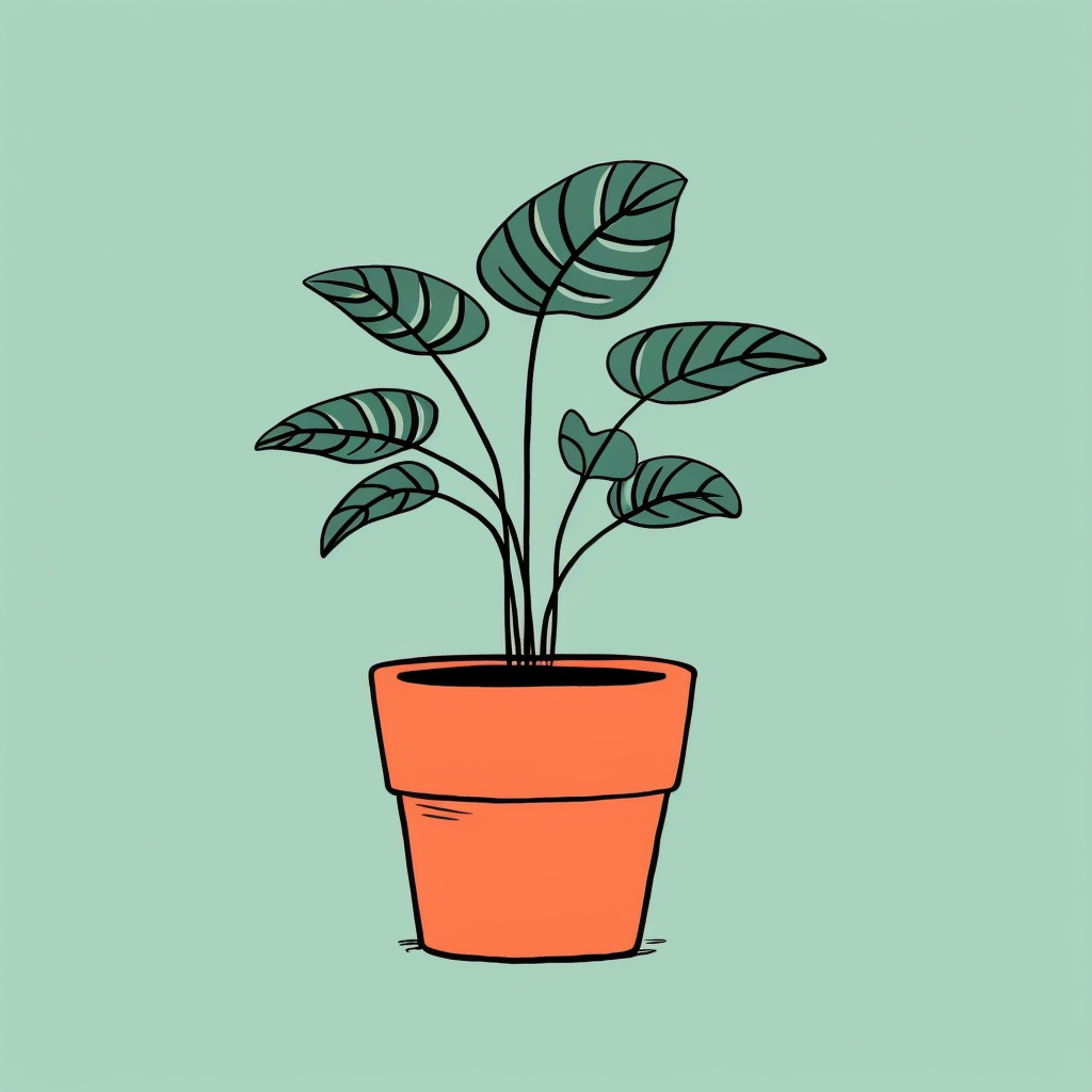 Beautifully animated house plant illustrations