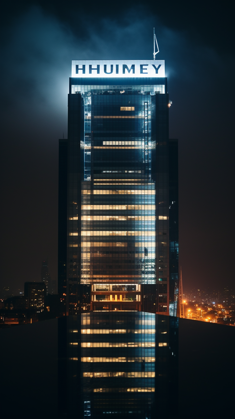 Humility Skyscraper at Night