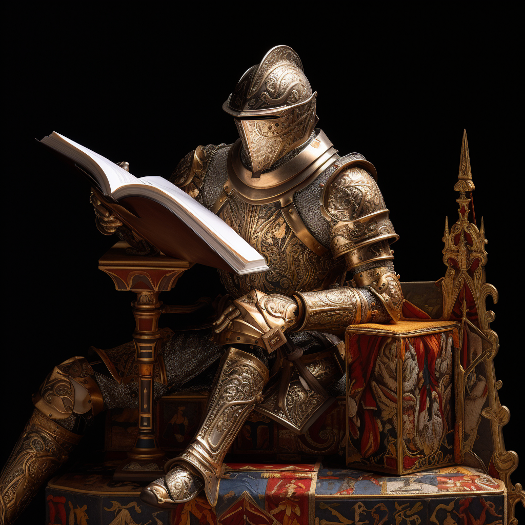 Beautiful Knightly Artwork and Statues