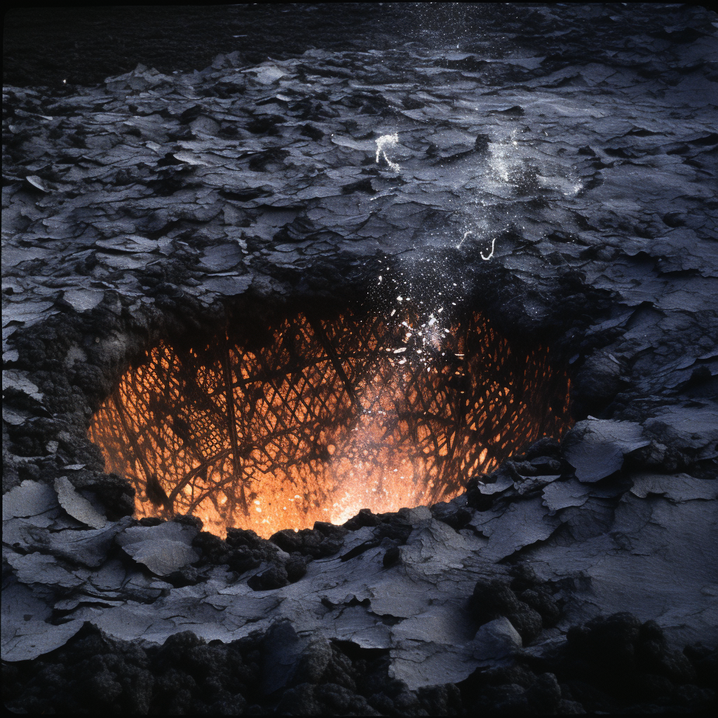 Indestructible Man Impacting Lava Flow