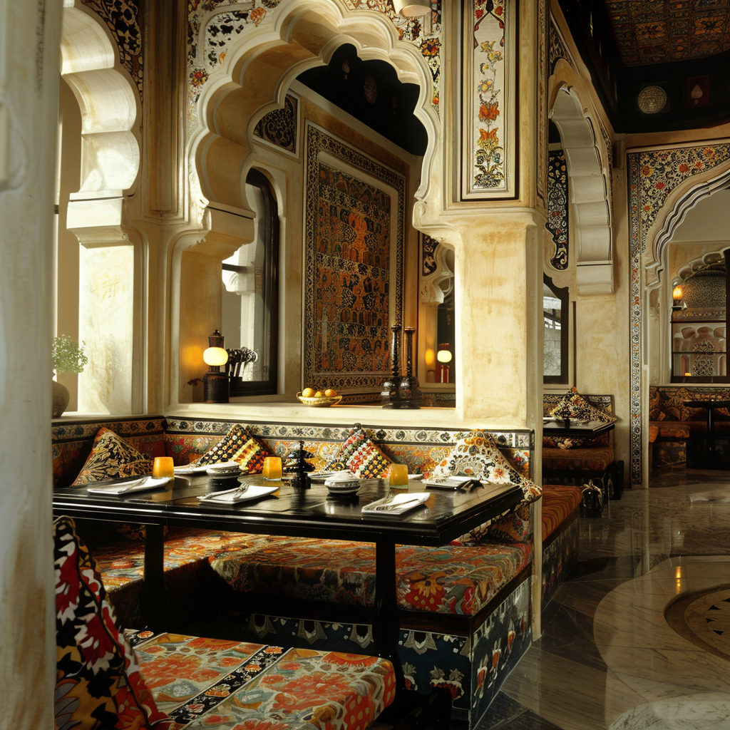 Elegant India Restaurant Interior Design