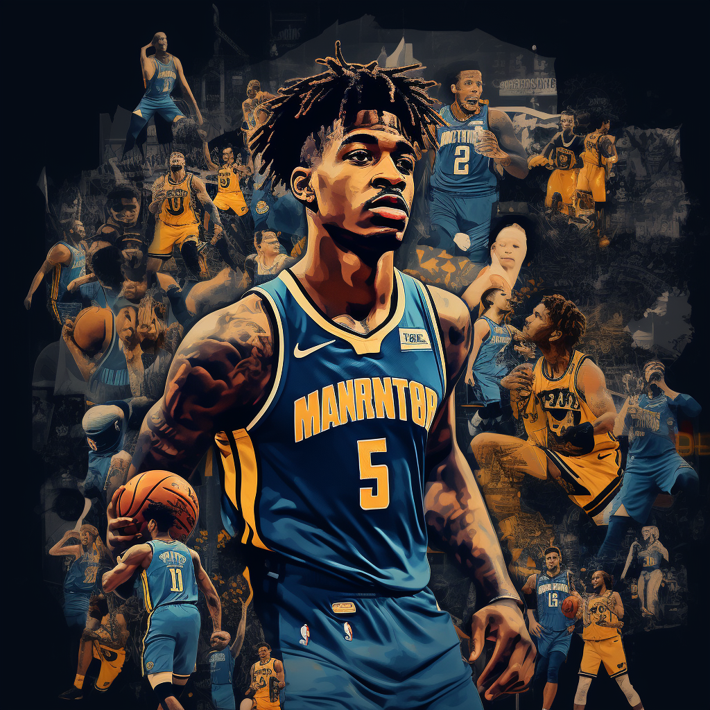 Ja Morant fan love collage