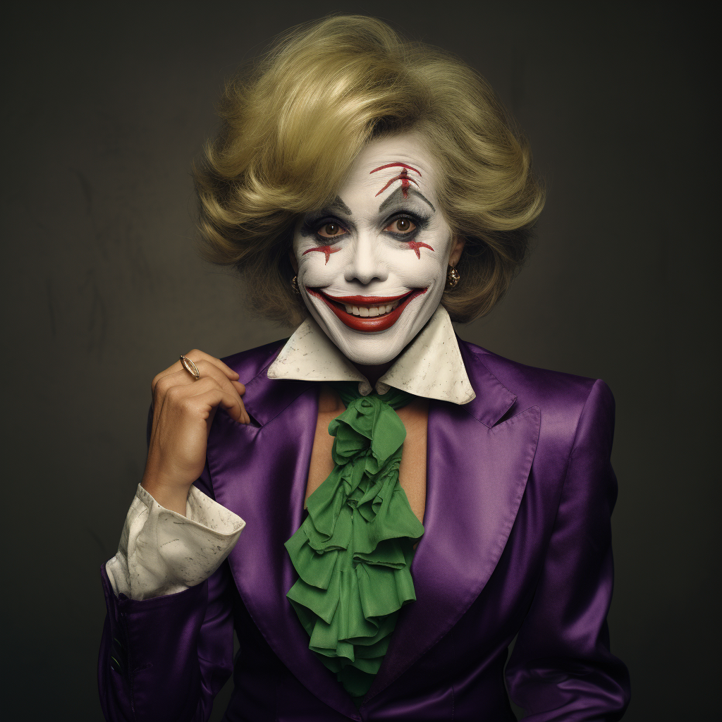 Jane Fonda as the Joker photograph