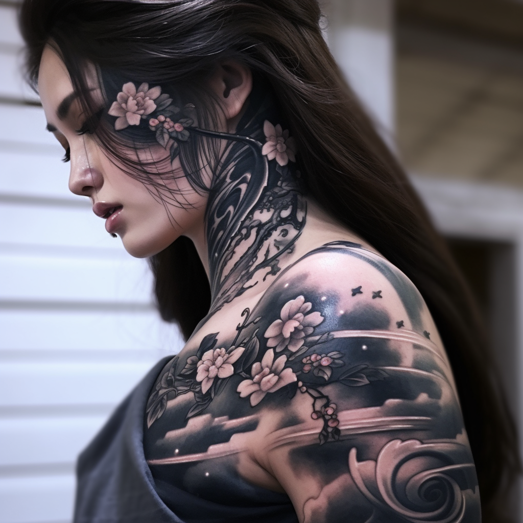 Japanese unique style tattoo ideas