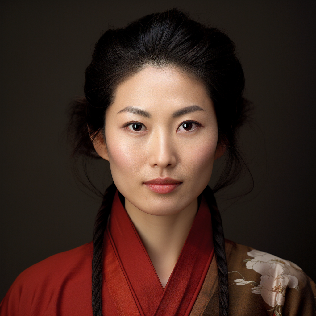 Photo-real Japanese woman headshot avatar