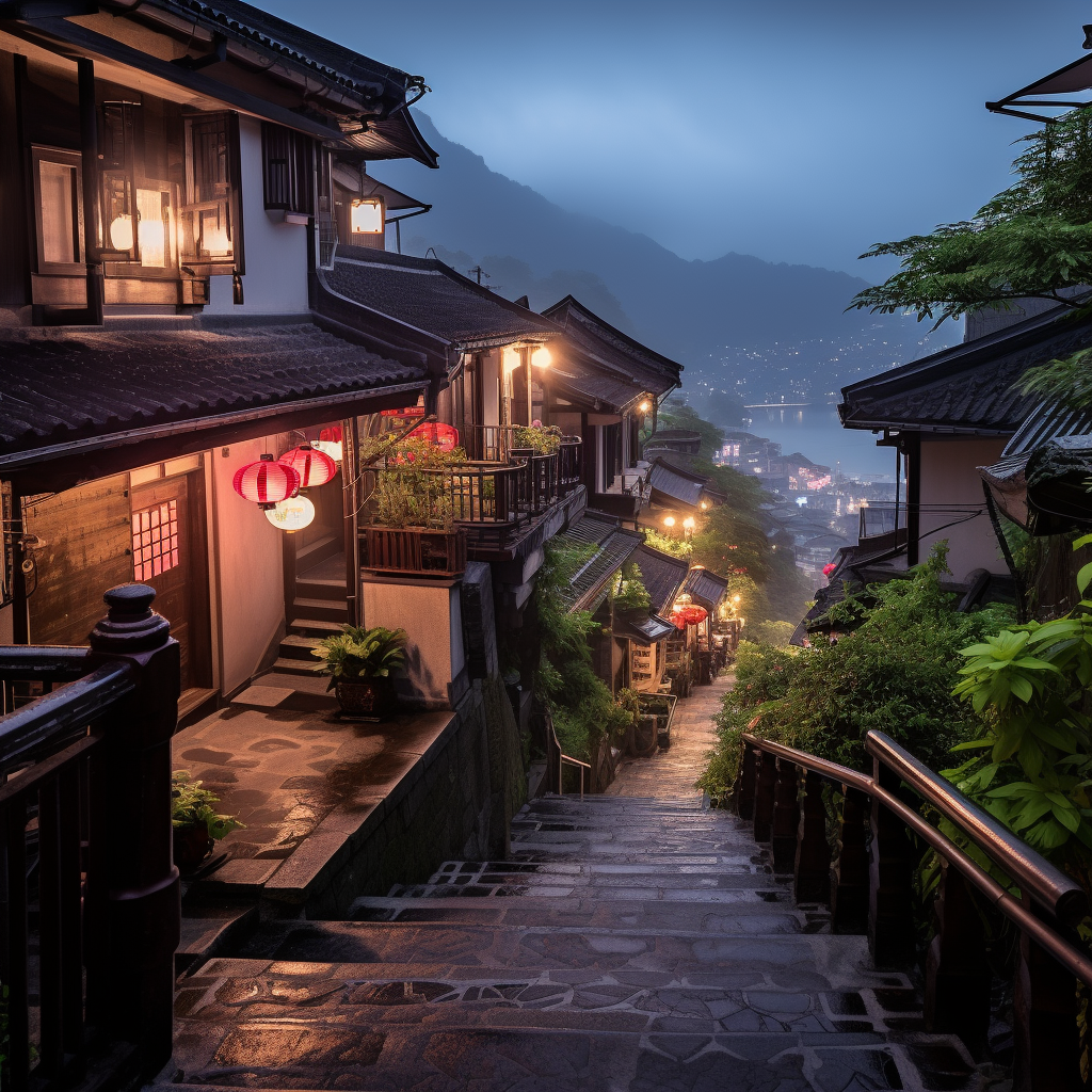 Wabi-Sabi Style in Jiufen, Taiwan