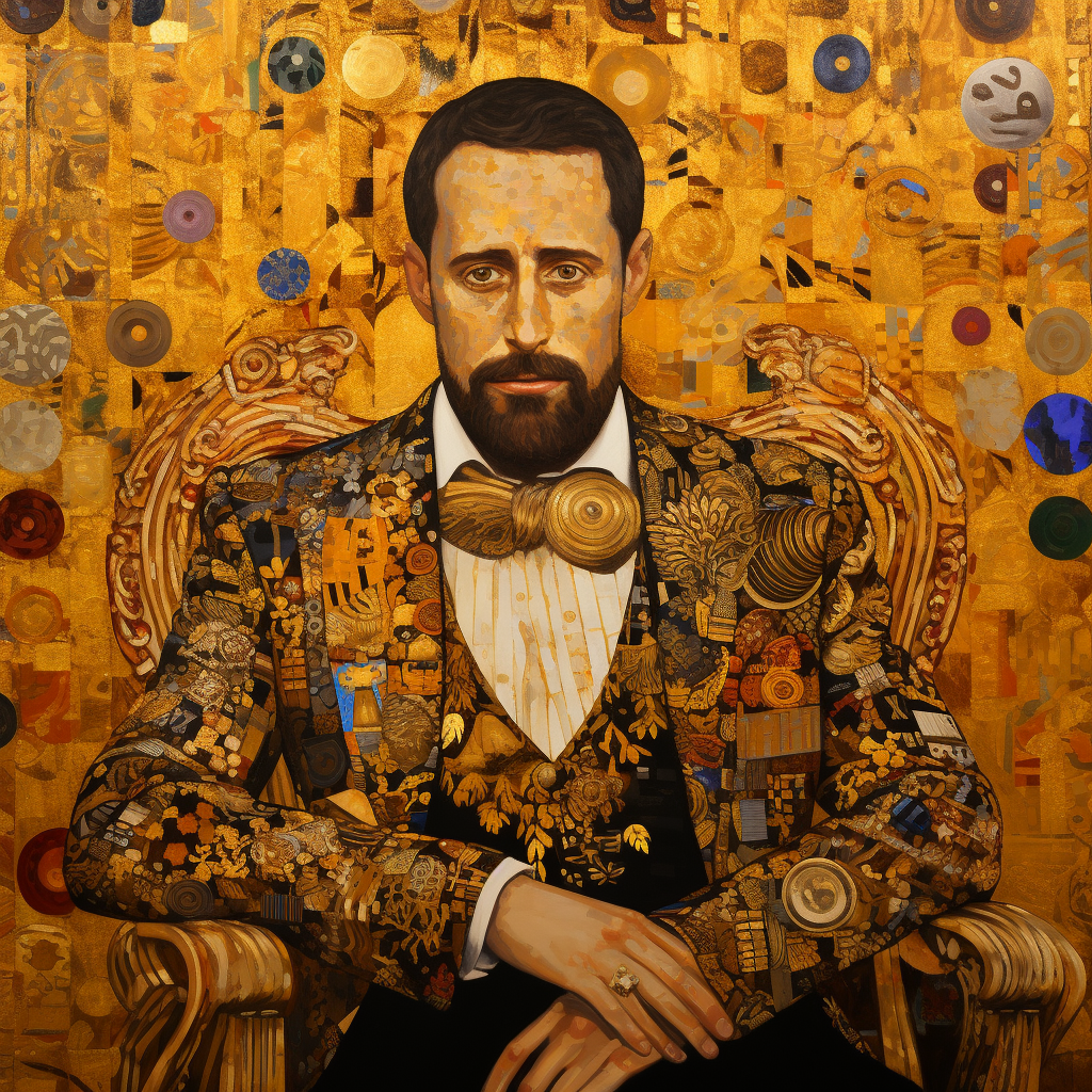 Gustav Klimt's Napoleon III Painting