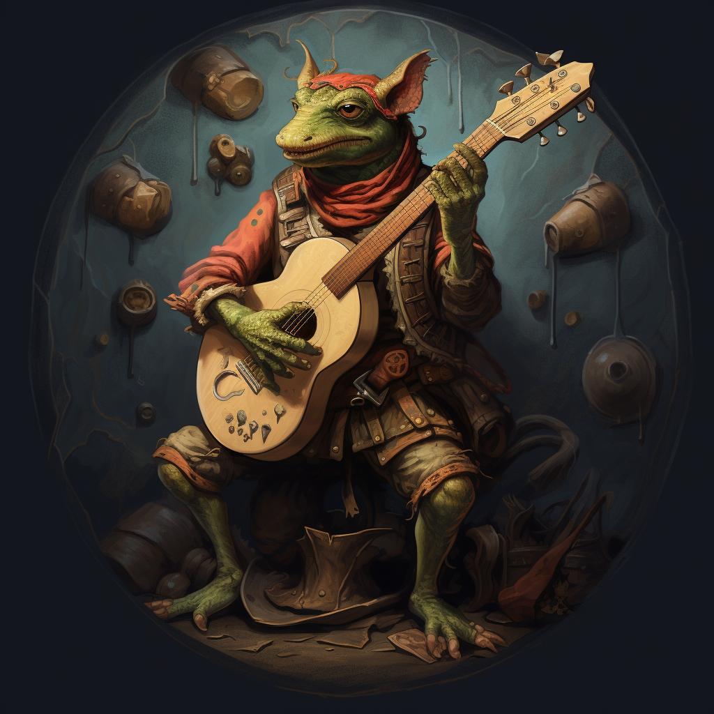 Kobold Bard in Half Plate