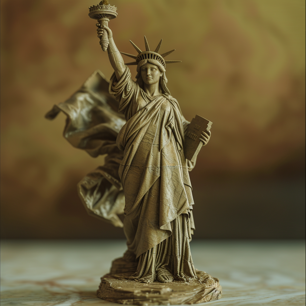 Lady of Freedom and Liberty Symbol