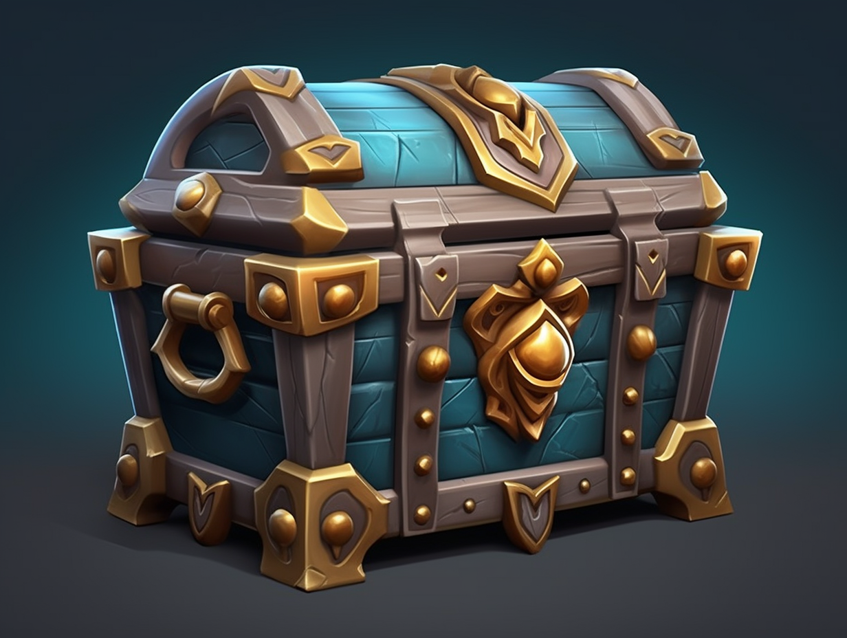 Mobile game assets in League of Legends style