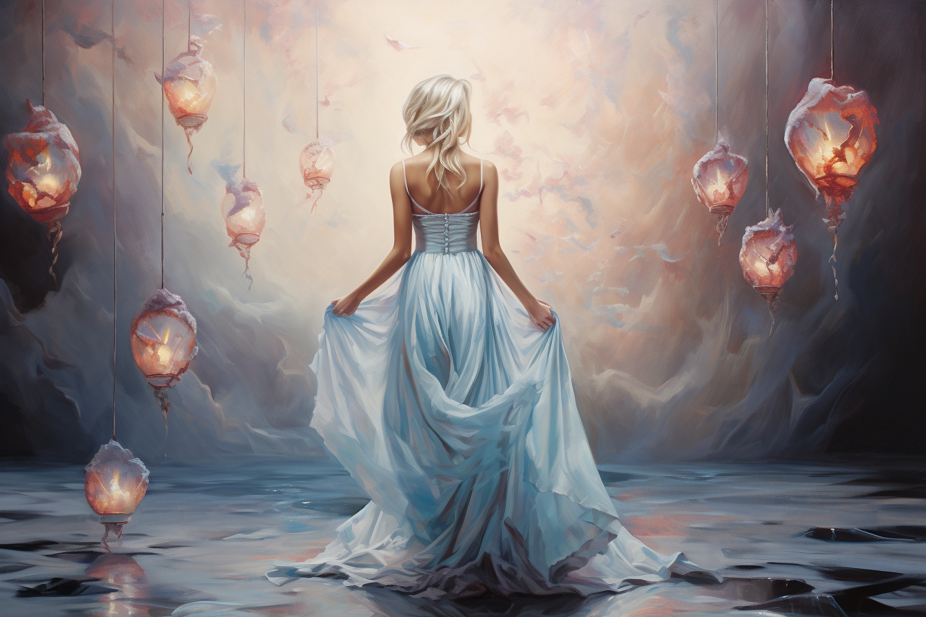 Beautiful let it go oil painting