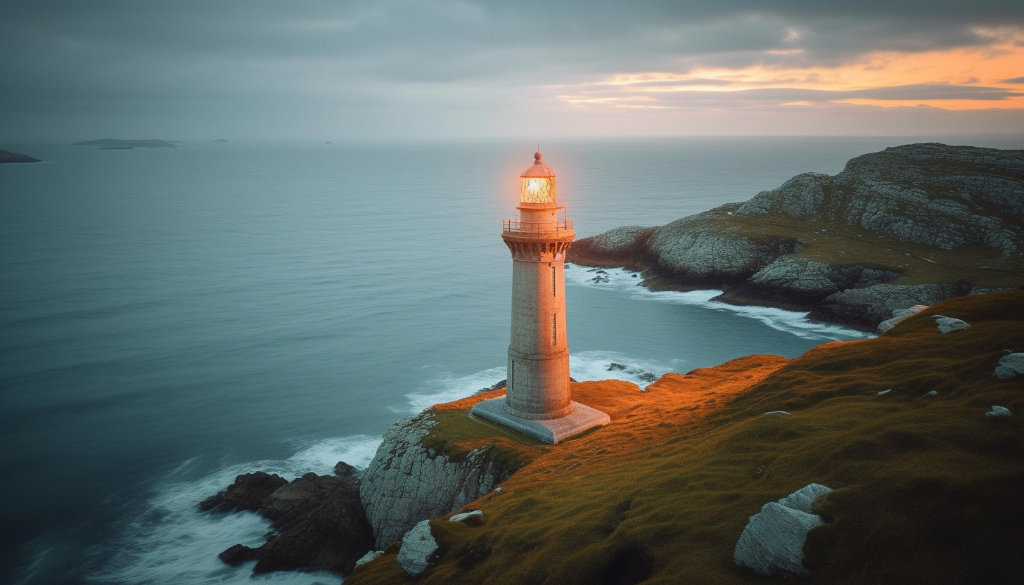 Lighthouse Adobe Stock Post Template